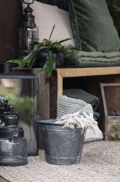 IB Laursen Teppich Jute natur rund